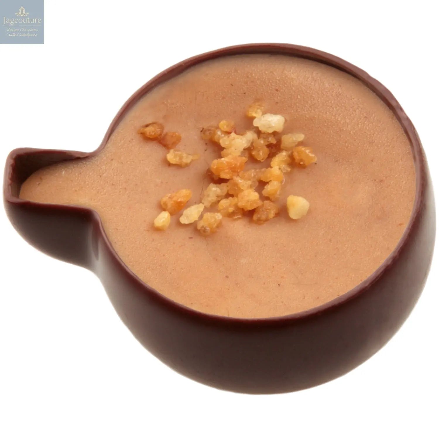 Anny - milk chocolate caramel and gianduja 14.4g - Jag Couture Chocolates