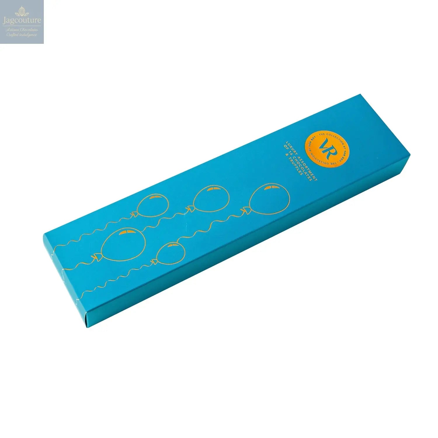 Assorted Belgian chocolates in balloons gift box - Jag Couture Chocolates