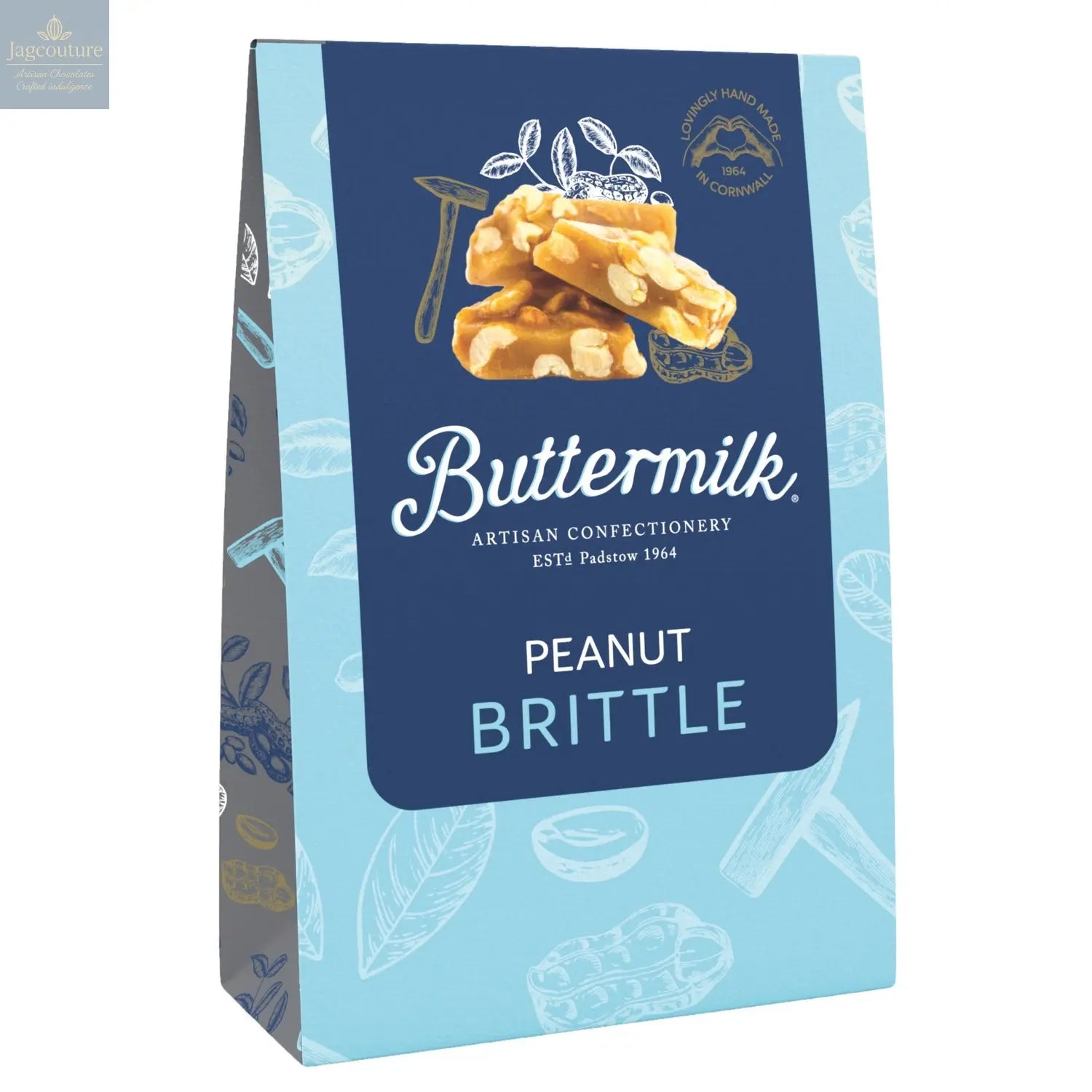 Buttermilk crunchy peanut brittle in sharing box Jag Couture Chocolates