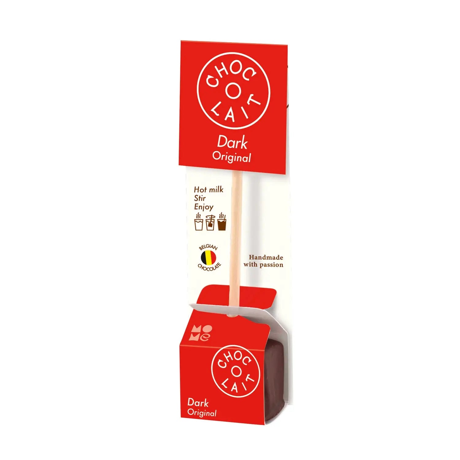 Choc-o-Lait dark Belgian drinking chocolate sticks - VAT FREE Jag Couture Chocolates
