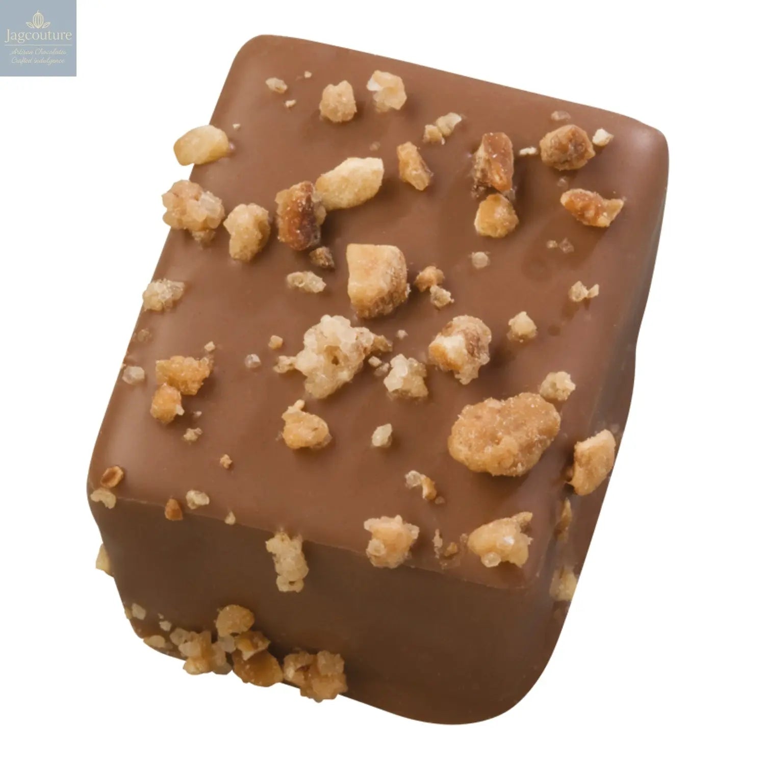Caprice milk - milk chocolate praline with caramelised nuts 17.7g - Jag Couture Chocolates