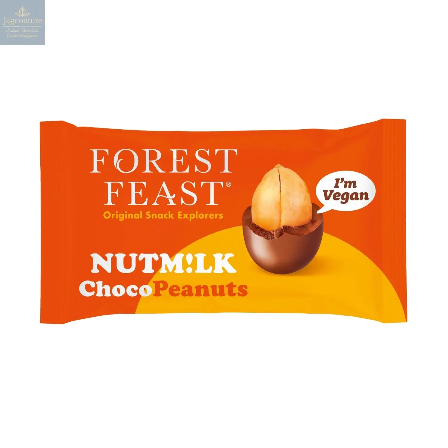 Forest Feast Nutm!lk Choco peanuts in impulse pack Jag Couture Chocolates