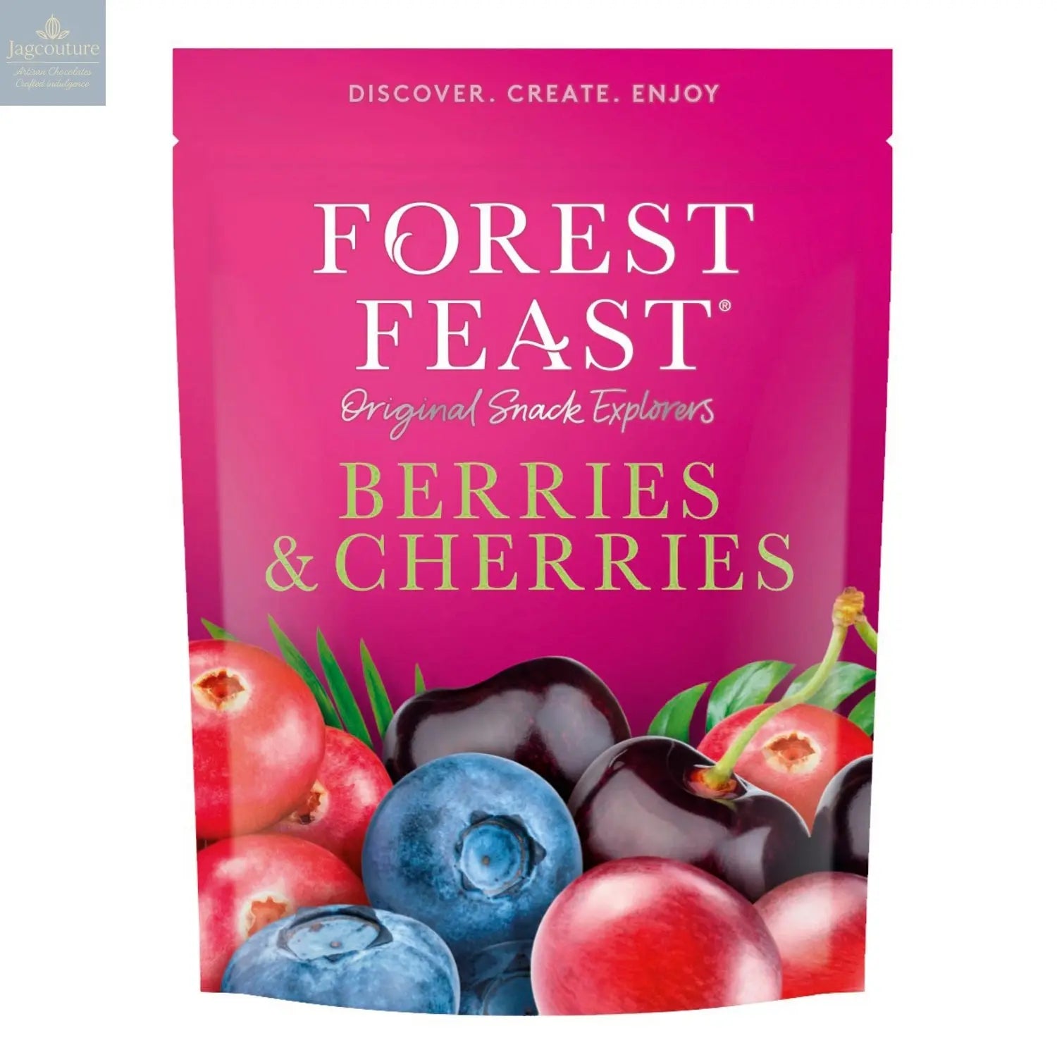 Forest Feast berries and cherries in pouch - VAT FREE Jag Couture Chocolates