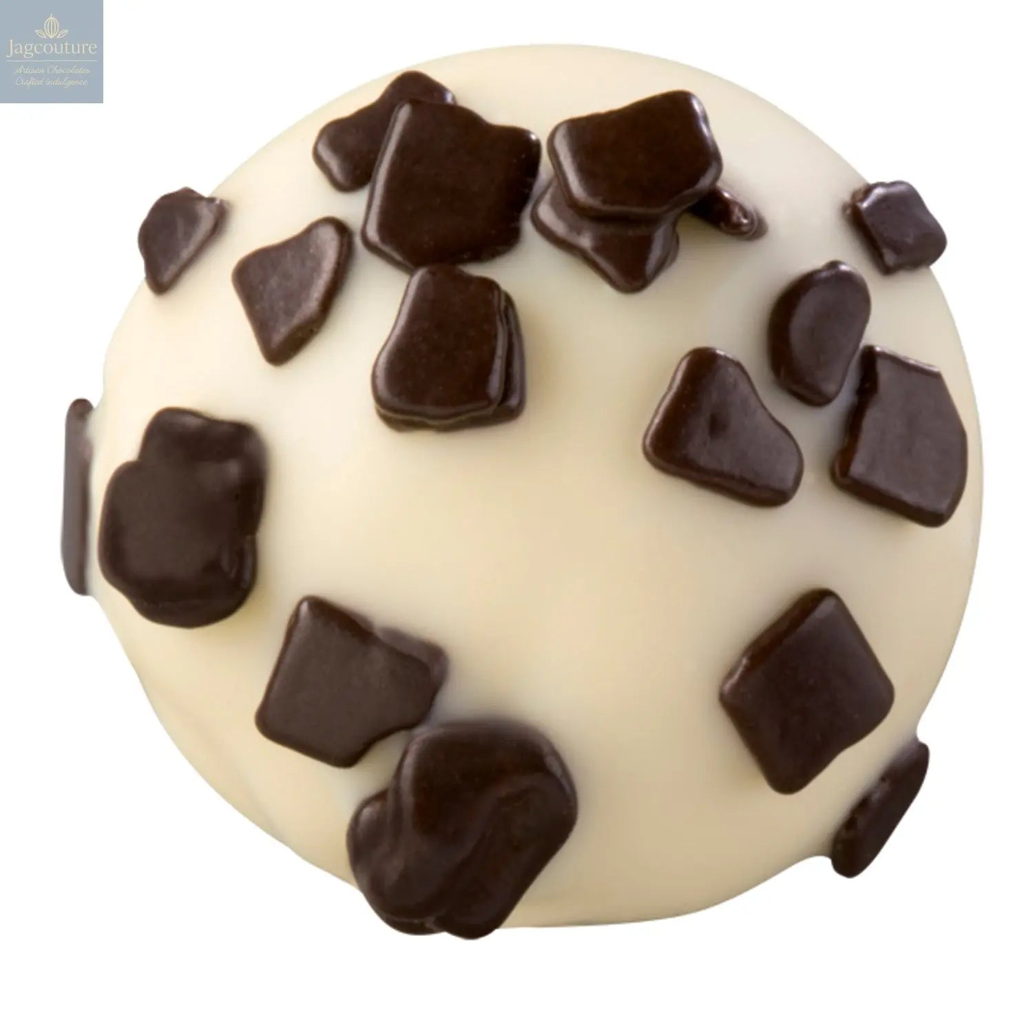 Frior - white chocolate with tiramisu flavoured milk ganache 14.6g - Jag Couture Chocolates