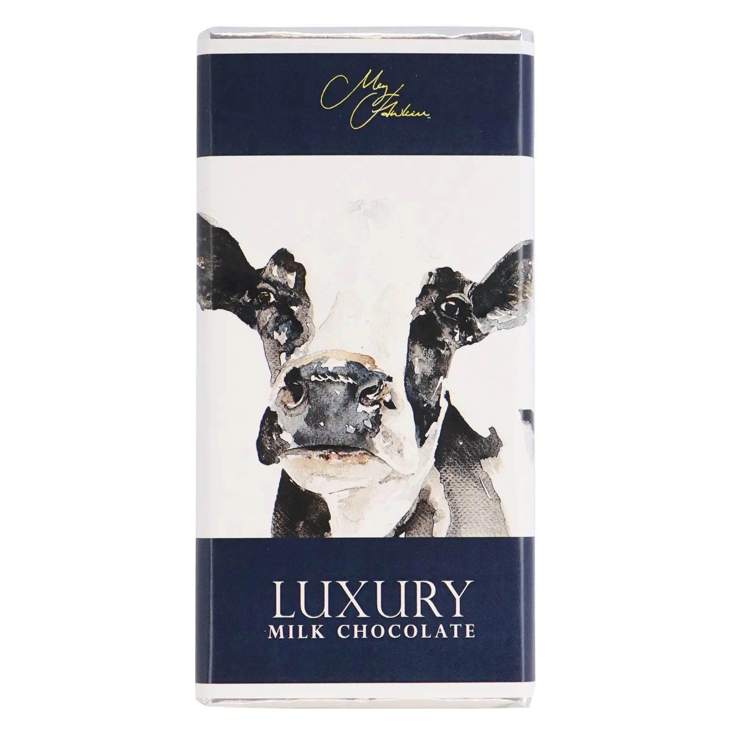 Meg Hawkins Friesian Cow design milk chocolate bar Jag Couture Chocolates