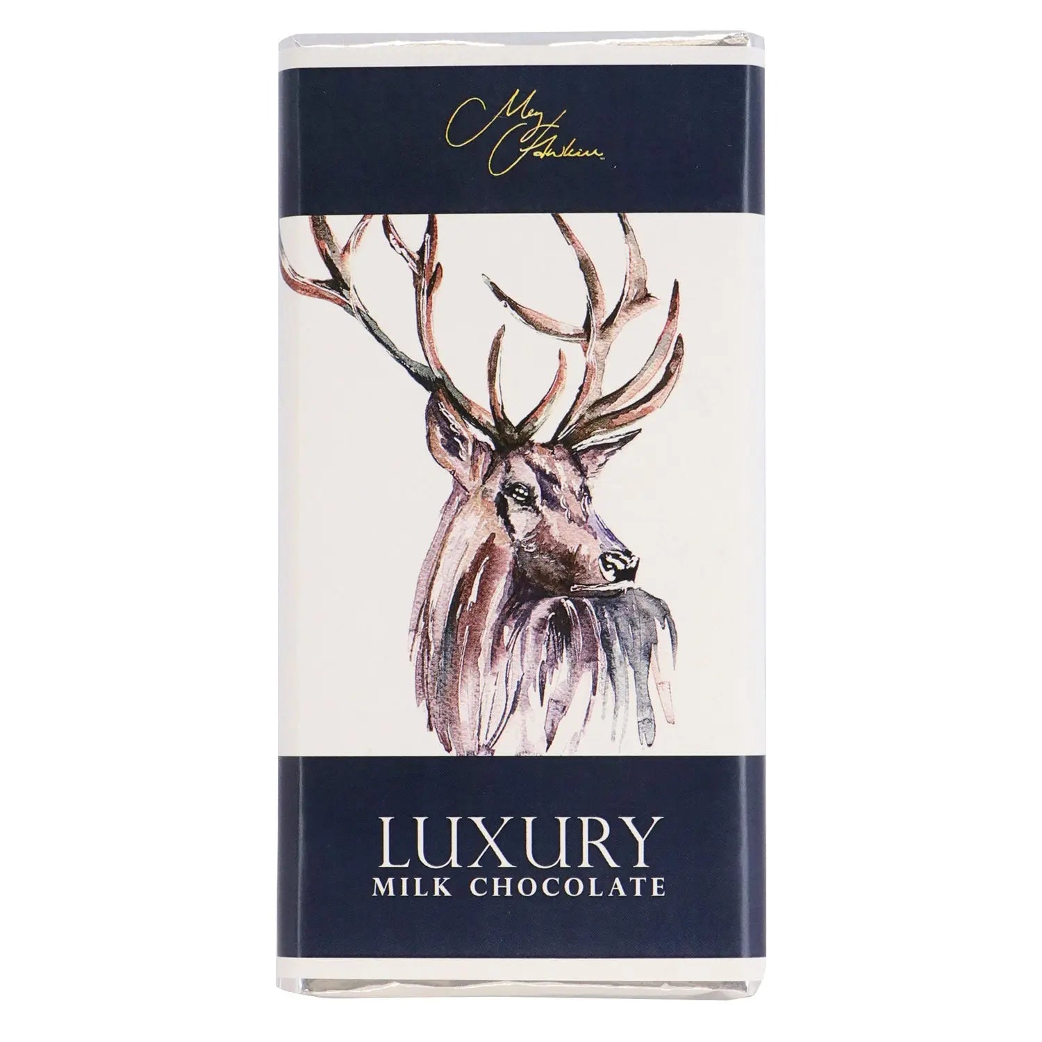 Meg Hawkins Stag design milk chocolate bar Jag Couture Chocolates