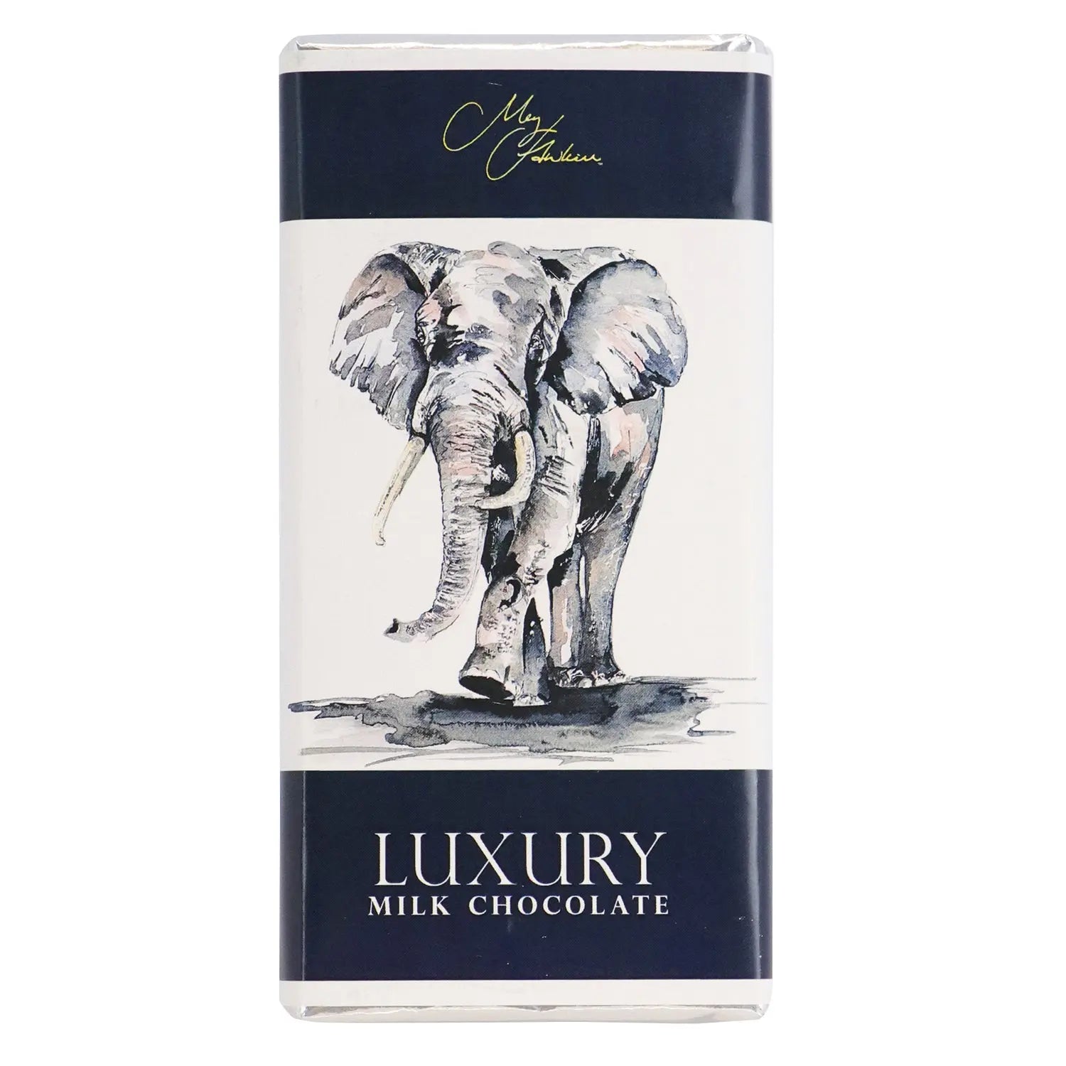 Meg Hawkins Elephant design milk chocolate bar Jag Couture Chocolates