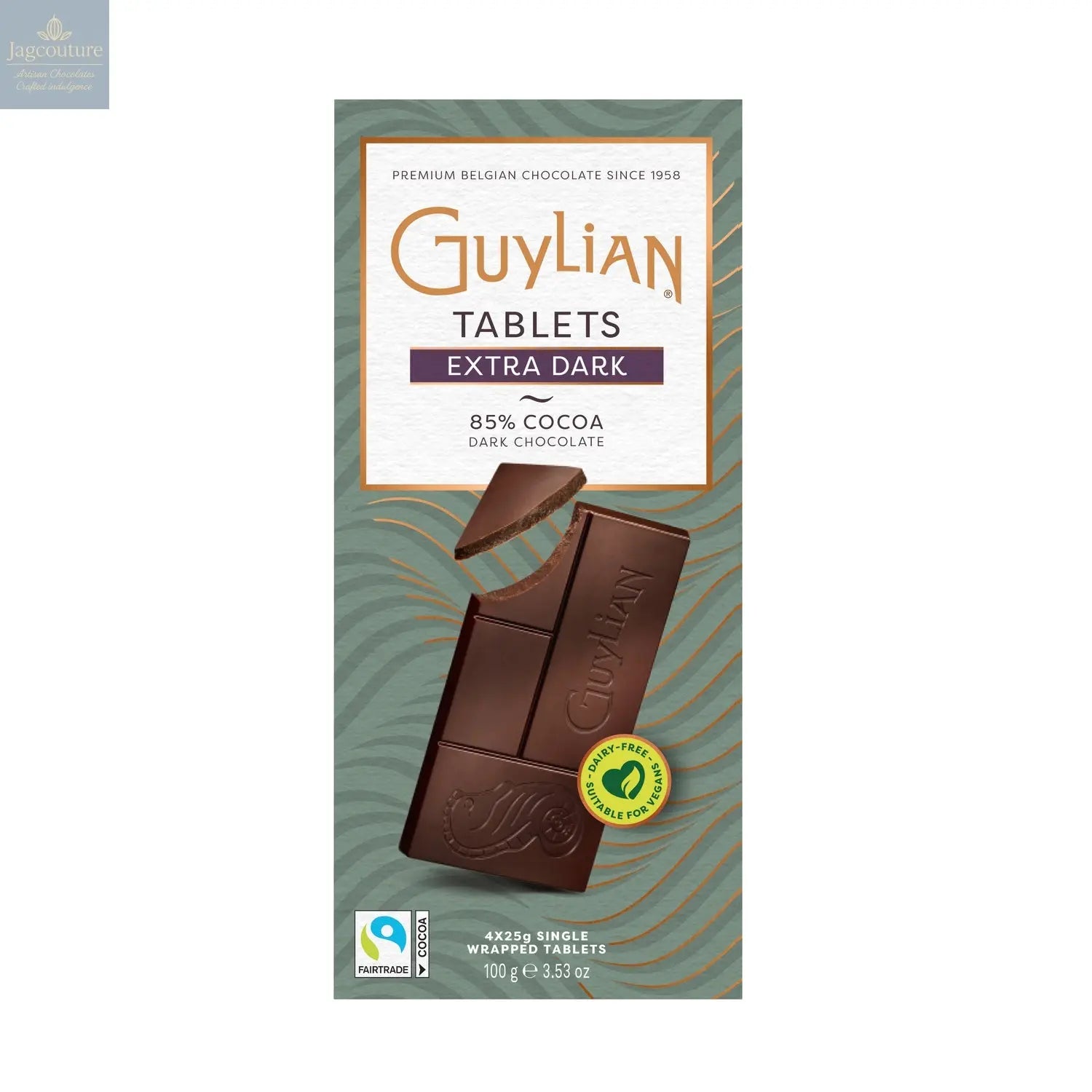 Guylian 85% extra dark chocolate mini bars - Jag Couture Chocolates