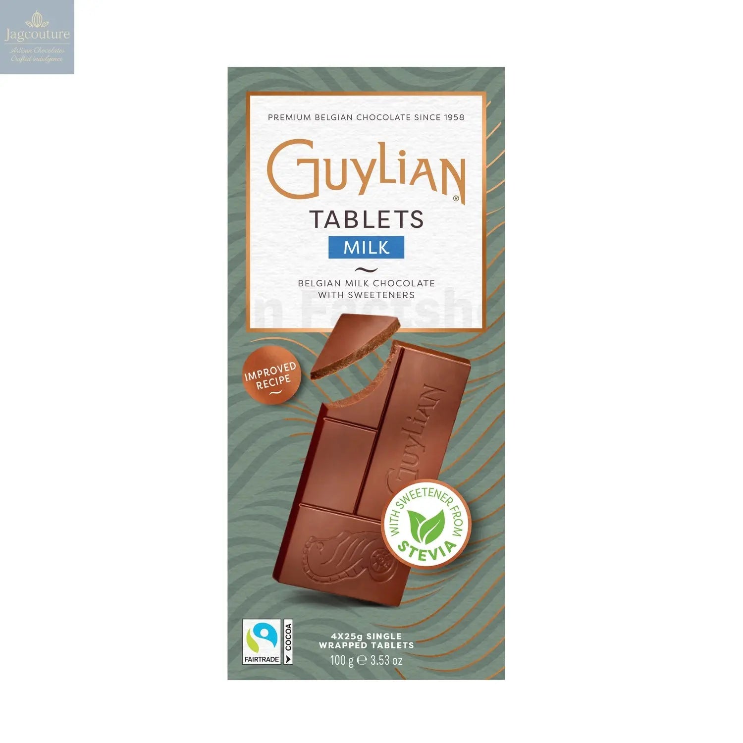 Guylian milk chocolate no added sugar mini bars - Jag Couture Chocolates