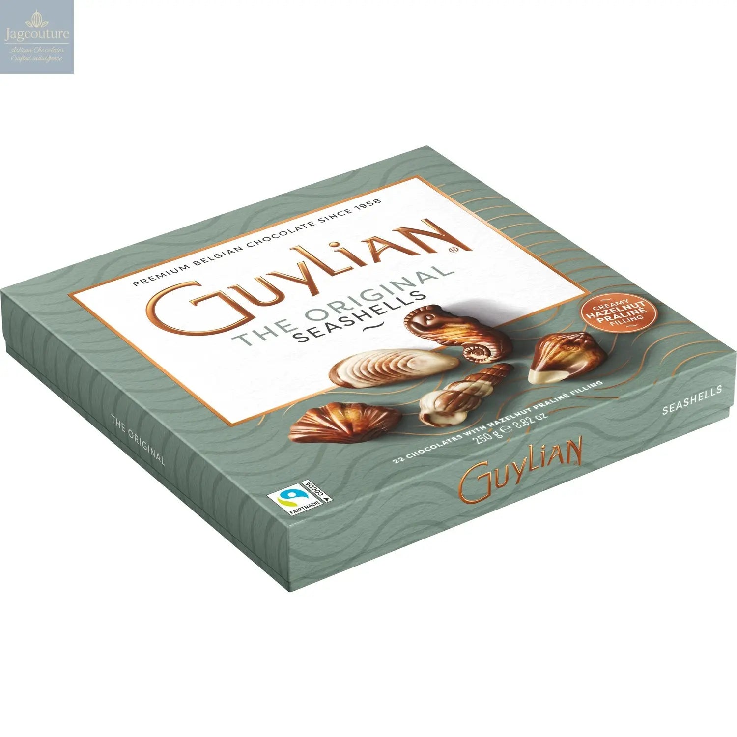 Guylian praline seashells in gift box - Jag Couture Chocolates