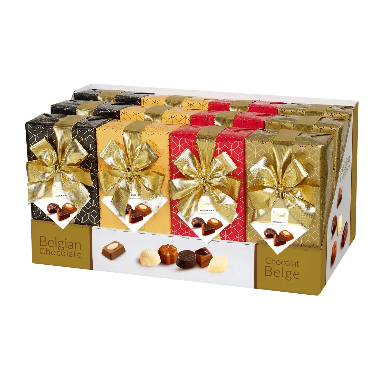 Hamlet Collection wrapped ballotins of assorted Belgian chocolates Jag Couture Chocolates
