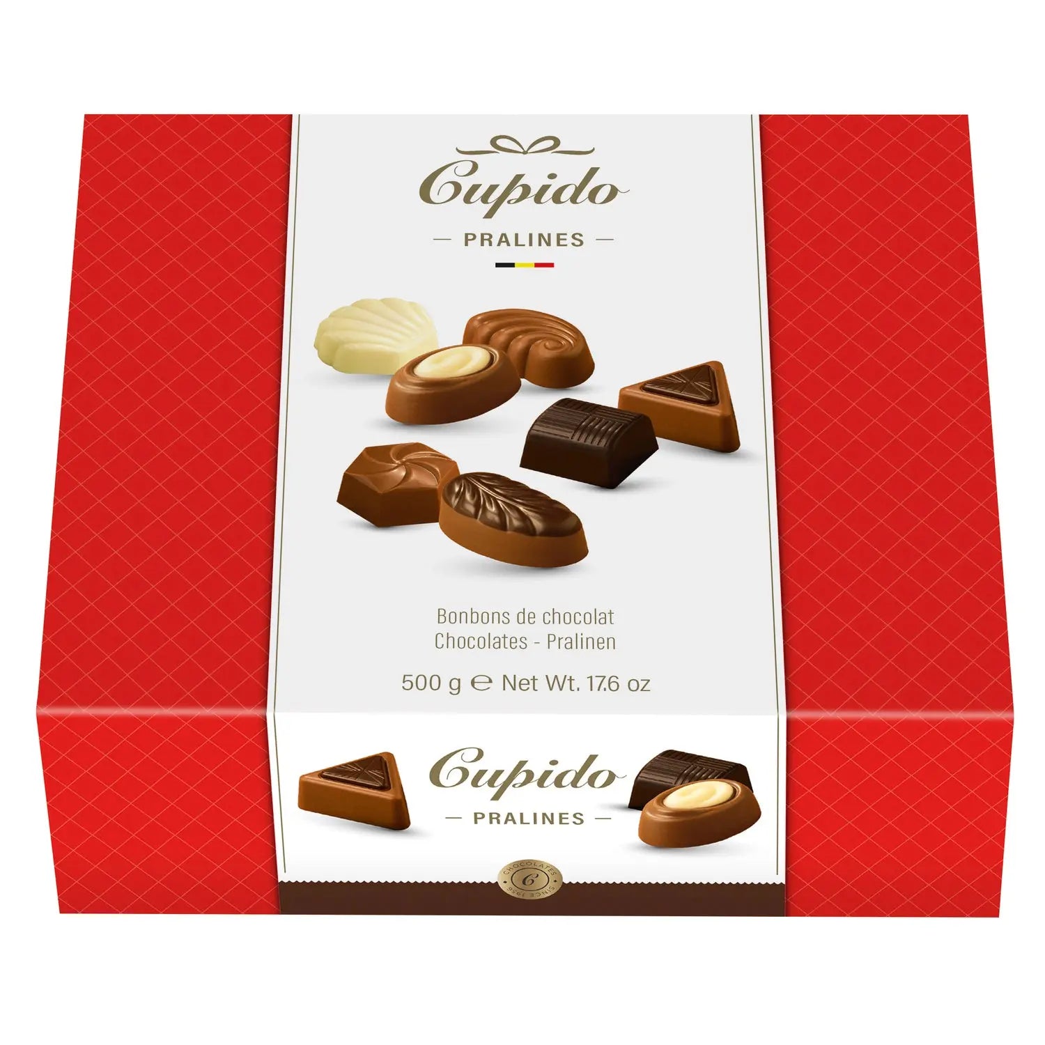 Cupido carton of assorted chocolates Jag Couture Chocolates