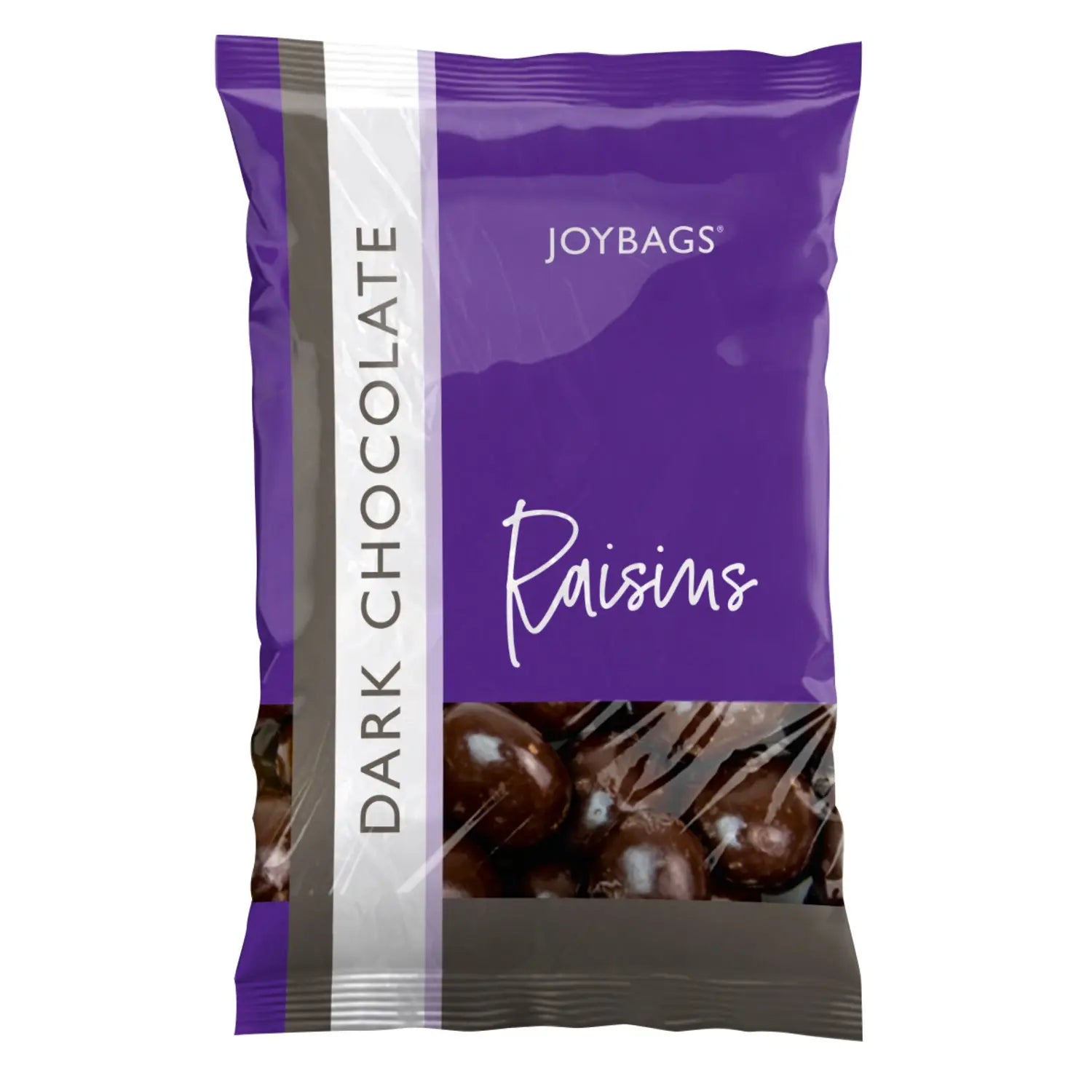 Joybags dark chocolate covered raisins Jag Couture Chocolates