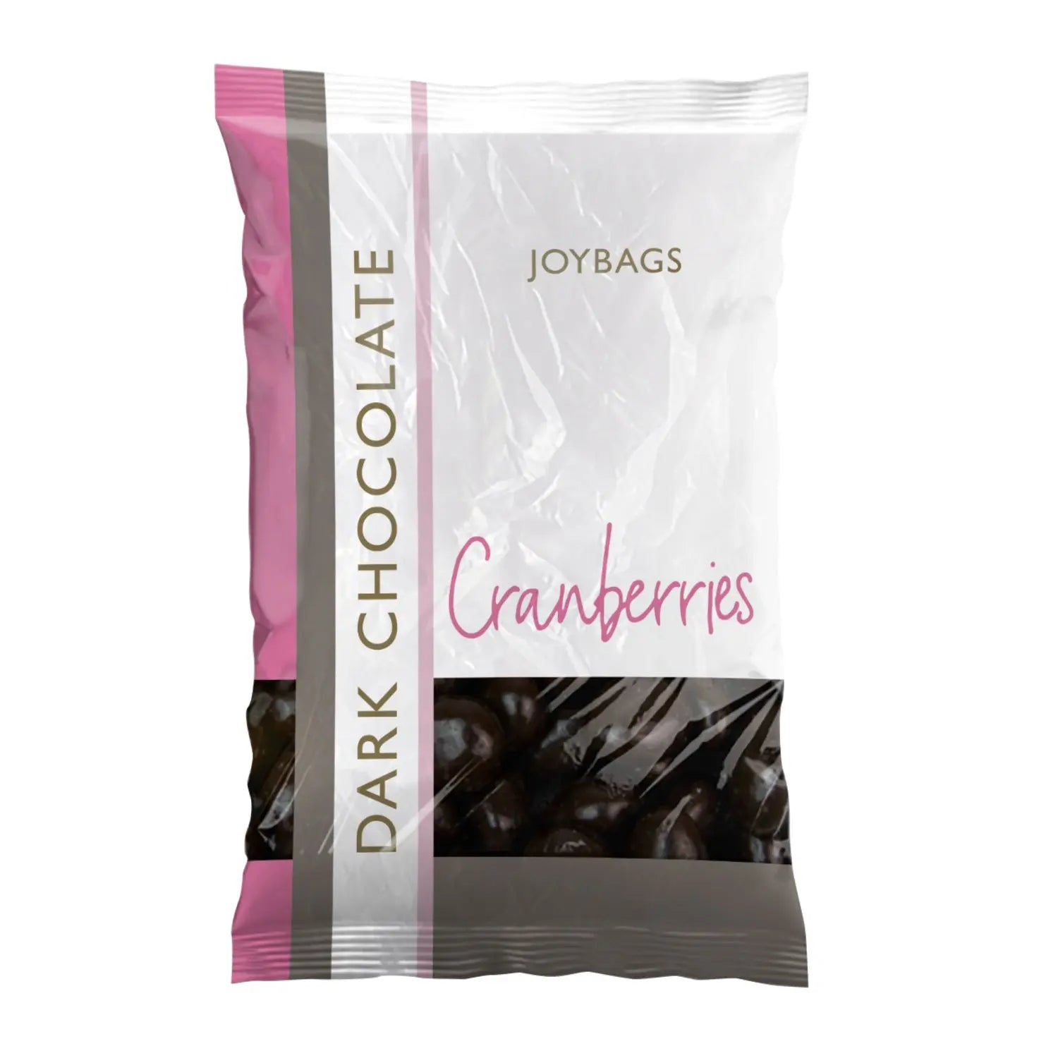 Joybags dark chocolate covered cranberries Jag Couture Chocolates