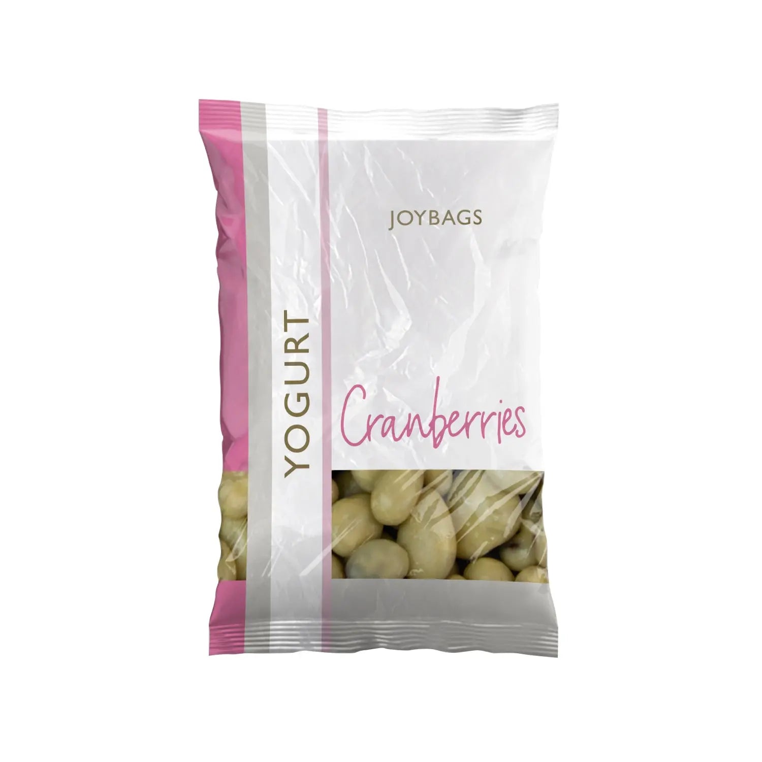 Joybags yoghurt covered cranberries Jag Couture Chocolates