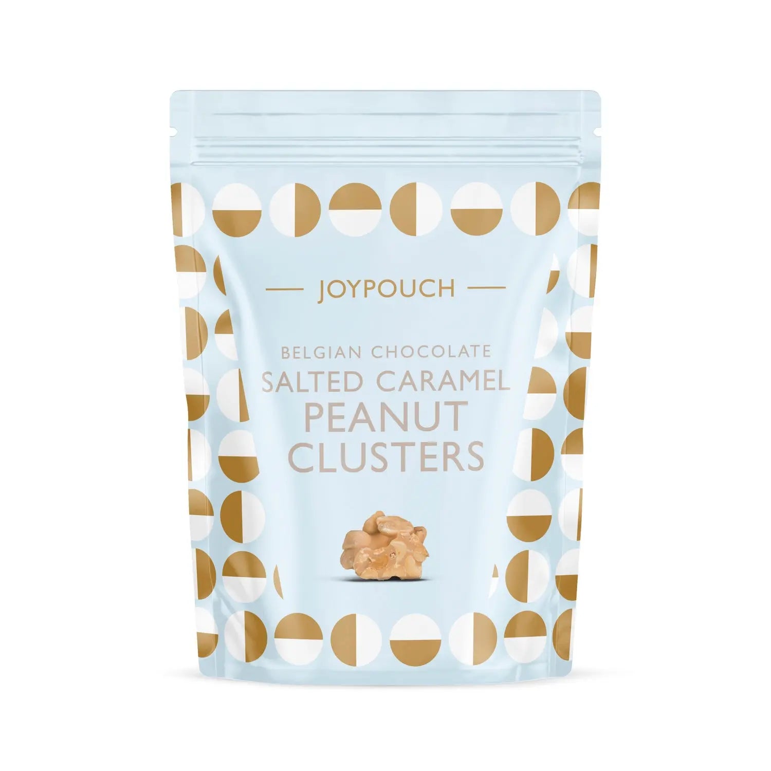 Joypouch milk chocolate covered salted caramel clusters Jag Couture Chocolates