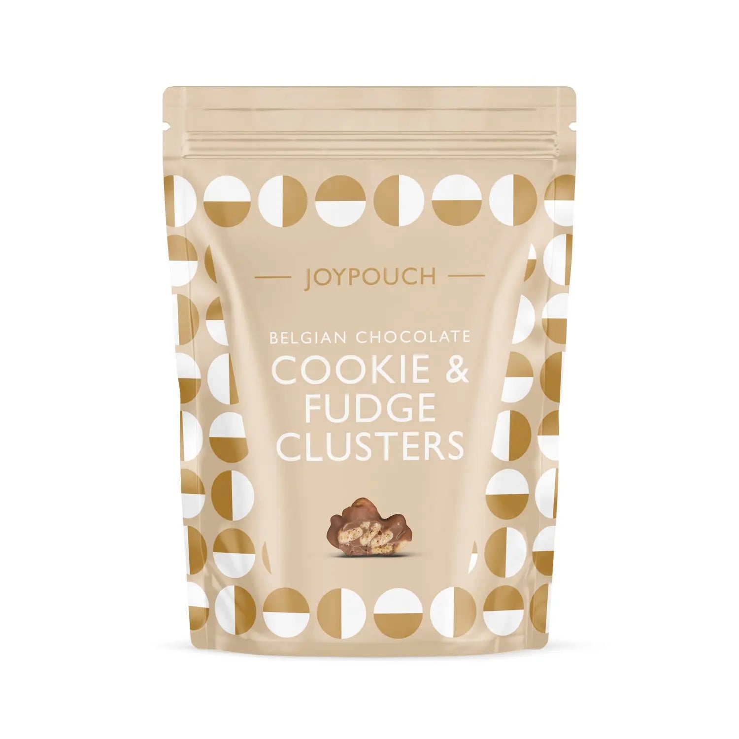 Joypouch milk chocolate covered cookie & fudge clusters Jag Couture Chocolates