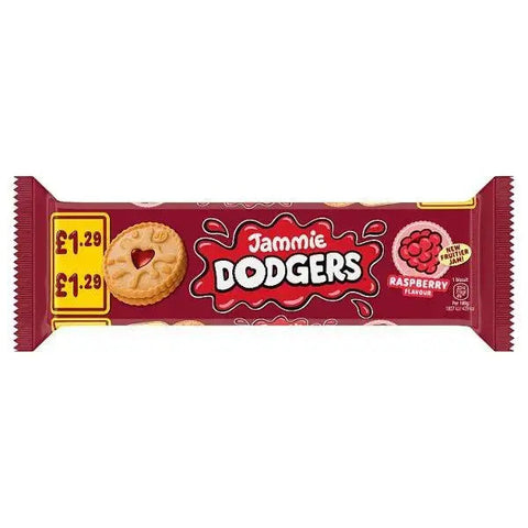 Jammie Dodgers Raspberry Flavour 140g (Case of 15) Jammie Dodgers Raspberry Flavour 140g (Case of 15)