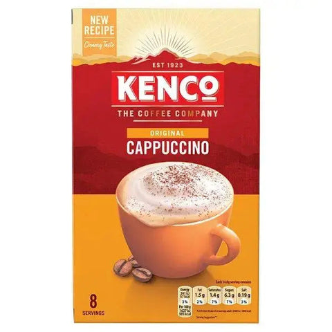 KENCO Original Cappuccino 8 x 14.8g (Cas eof 5) KENCO Original Cappuccino 8 x 14.8g (Cas eof 5)