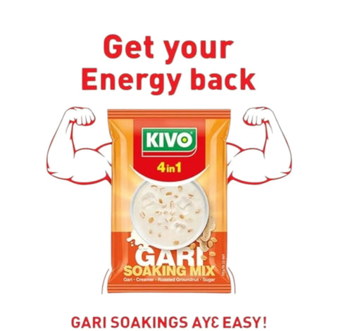 KIVO 4 IN 1 Gari Soaking Mix KIVO 4 IN 1 Gari Soaking Mix
