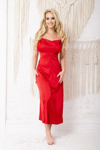 Kalimo high-quality satin, resembling silk nightgown Kalimo high-quality satin, resembling silk nightgown