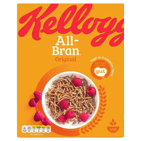 Kellogg's All-Bran Original Breakfast Cereal 500g (Case of 4) Kellogg's All-Bran Original Breakfast Cereal 500g (Case of 4)