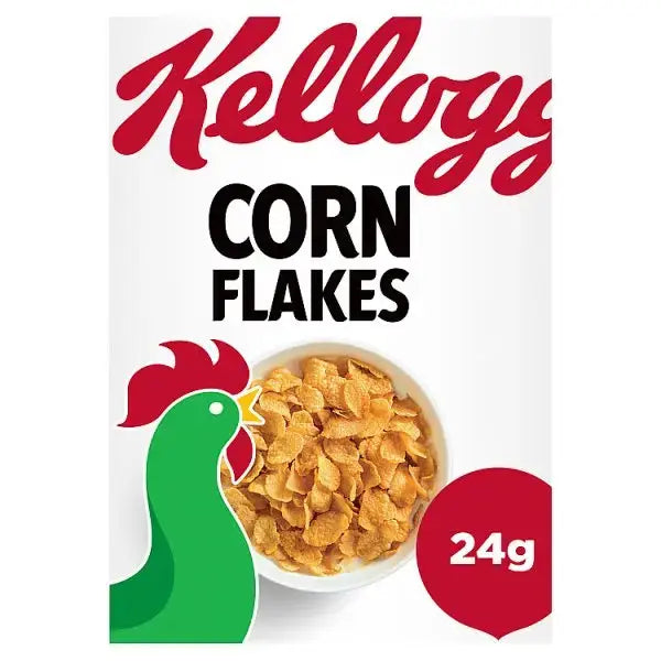 Kellogg's Corn Flakes Breakfast Cereal Portion Pack 40 x 24g (Case of 40)