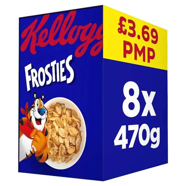 Kellogg's Frosties Breakfast Cereal 8x470g (Case of 8)