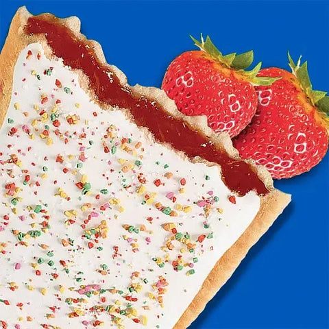 Kellogg's Pop Tarts Frosted Strawberry Sensation Pastry Snacks 8x48g (Case of 6) Kellogg's Pop Tarts Frosted Strawberry Sensation Pastry Snacks 8x48g (Case of 6)