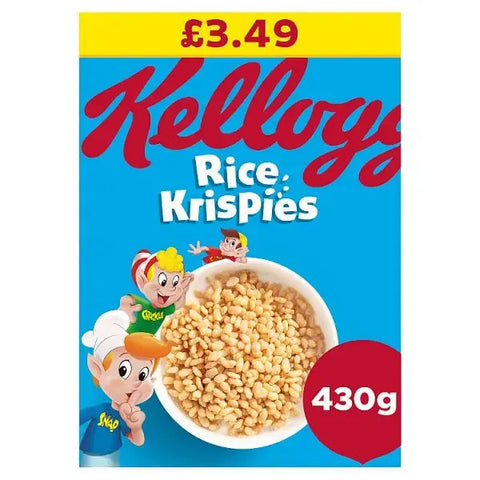 Kellogg's Rice Krispies Breakfast Cereal 7 x 430g (Case of 7) Kellogg's Rice Krispies Breakfast Cereal 7 x 430g (Case of 7)