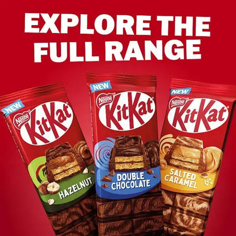 KitKat Salted Caramel Chocolate Sharing Bar 99g (Case of 15) KitKat Salted Caramel Chocolate Sharing Bar 99g (Case of 15)