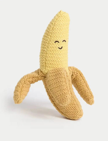 Knitted Banana Toy Knitted Banana Toy