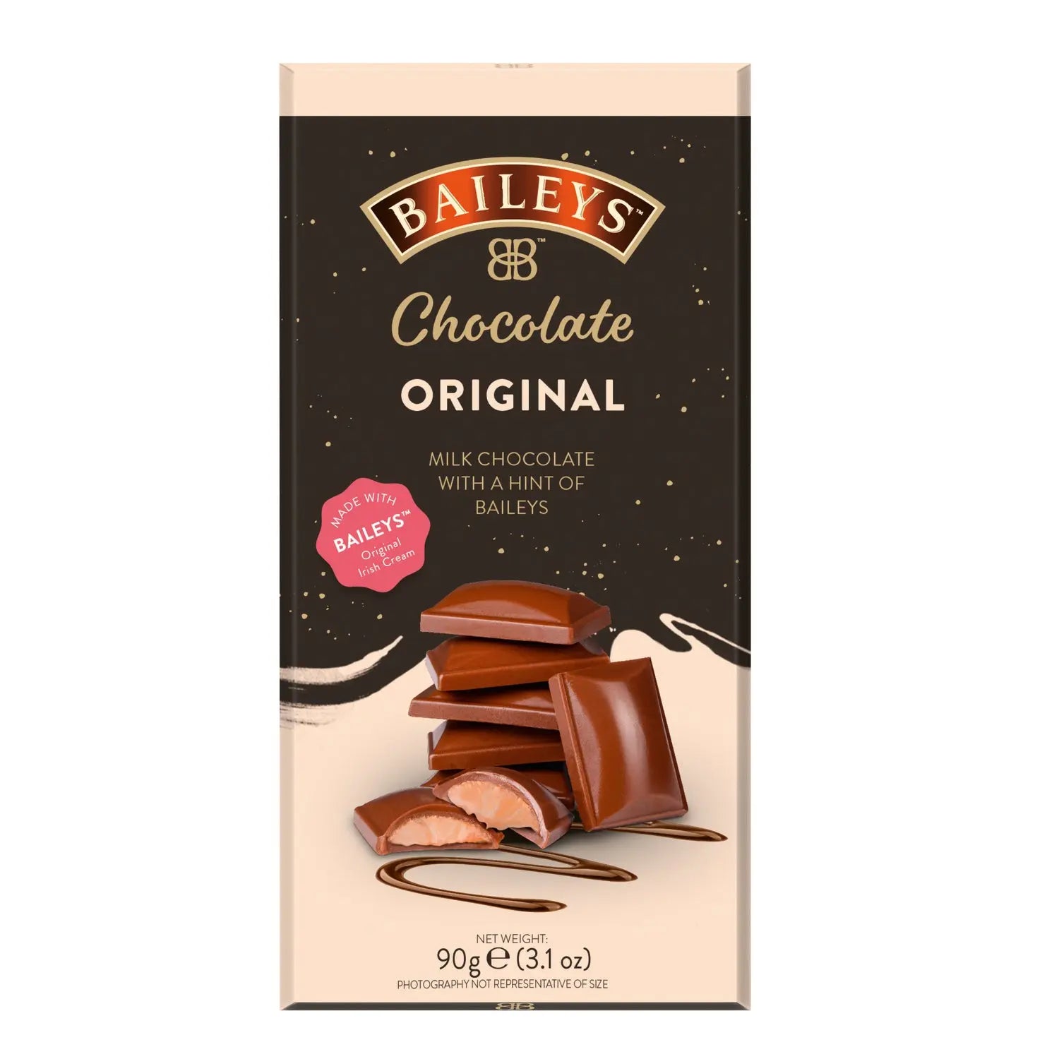 Baileys milk chocolate and truffle bar Jag Couture Chocolates