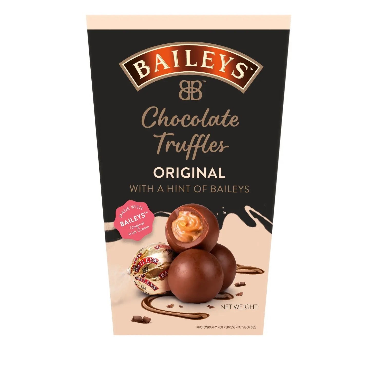 Baileys original twist wrapped truffles in carton Jag Couture Chocolates