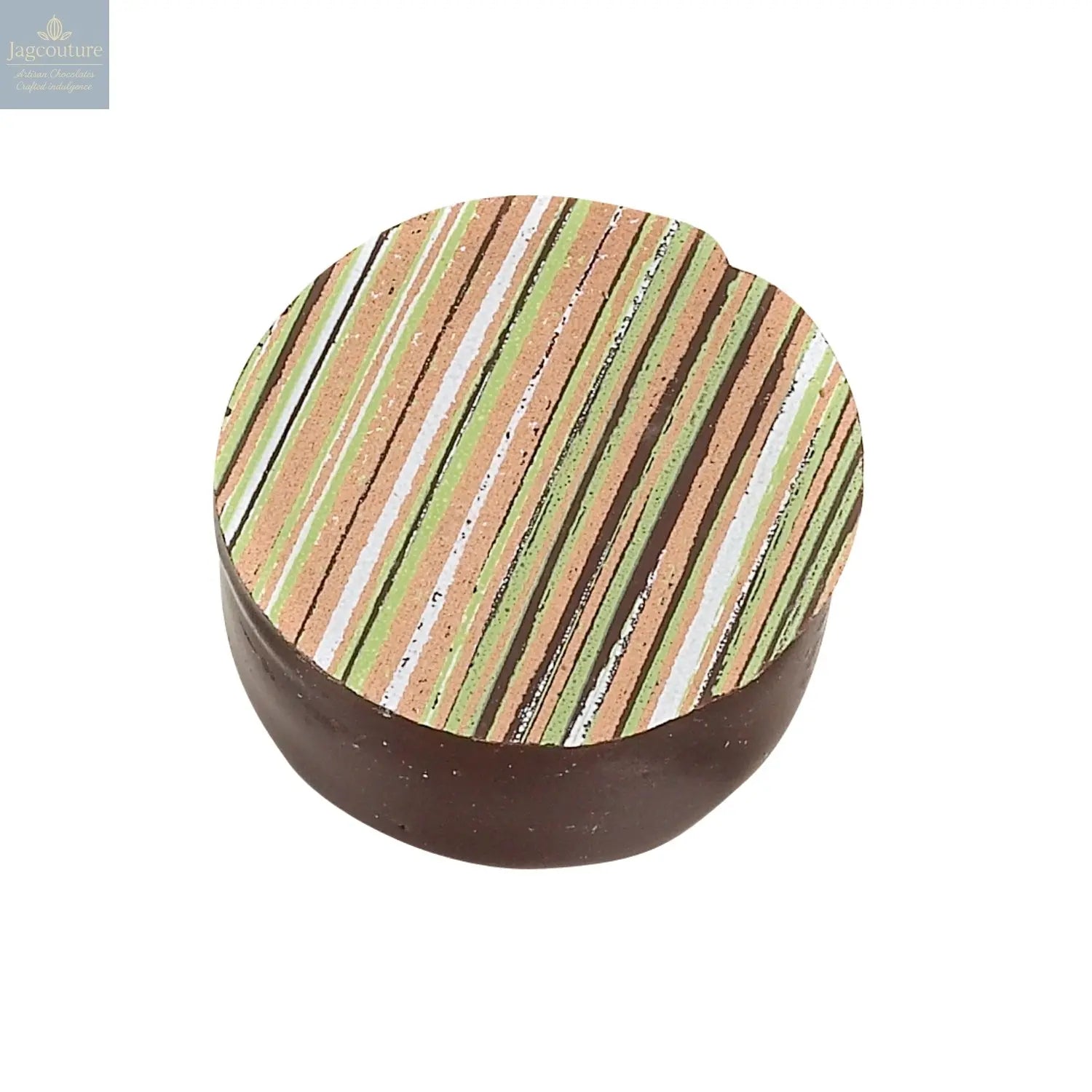 Lime & chilli - dark chocolate ganache flavoured with lime & chilli 13.9g - Jag Couture Chocolates