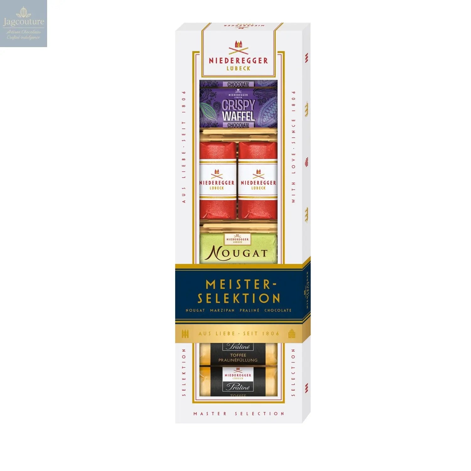 Master Selection of bite sized marzipan, praline and chocolate creations - Jag Couture Chocolates