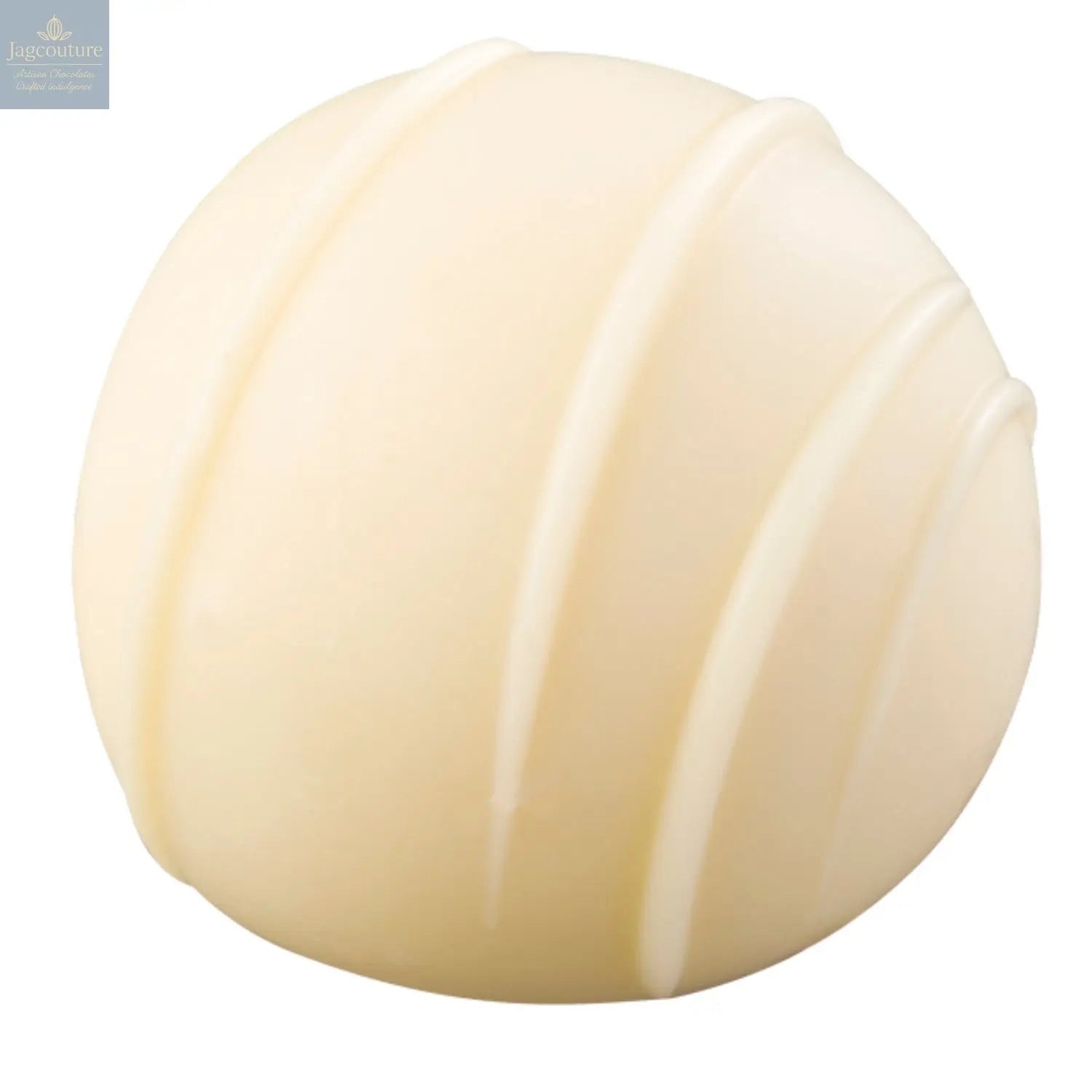 Mats - white chocolate with vanilla flavoured white ganache 15g - Jag Couture Chocolates