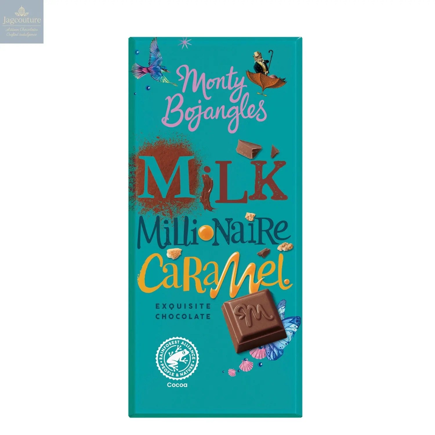 Milk Millionaire Caramel exquisite chocolate bar - Jag Couture Chocolates