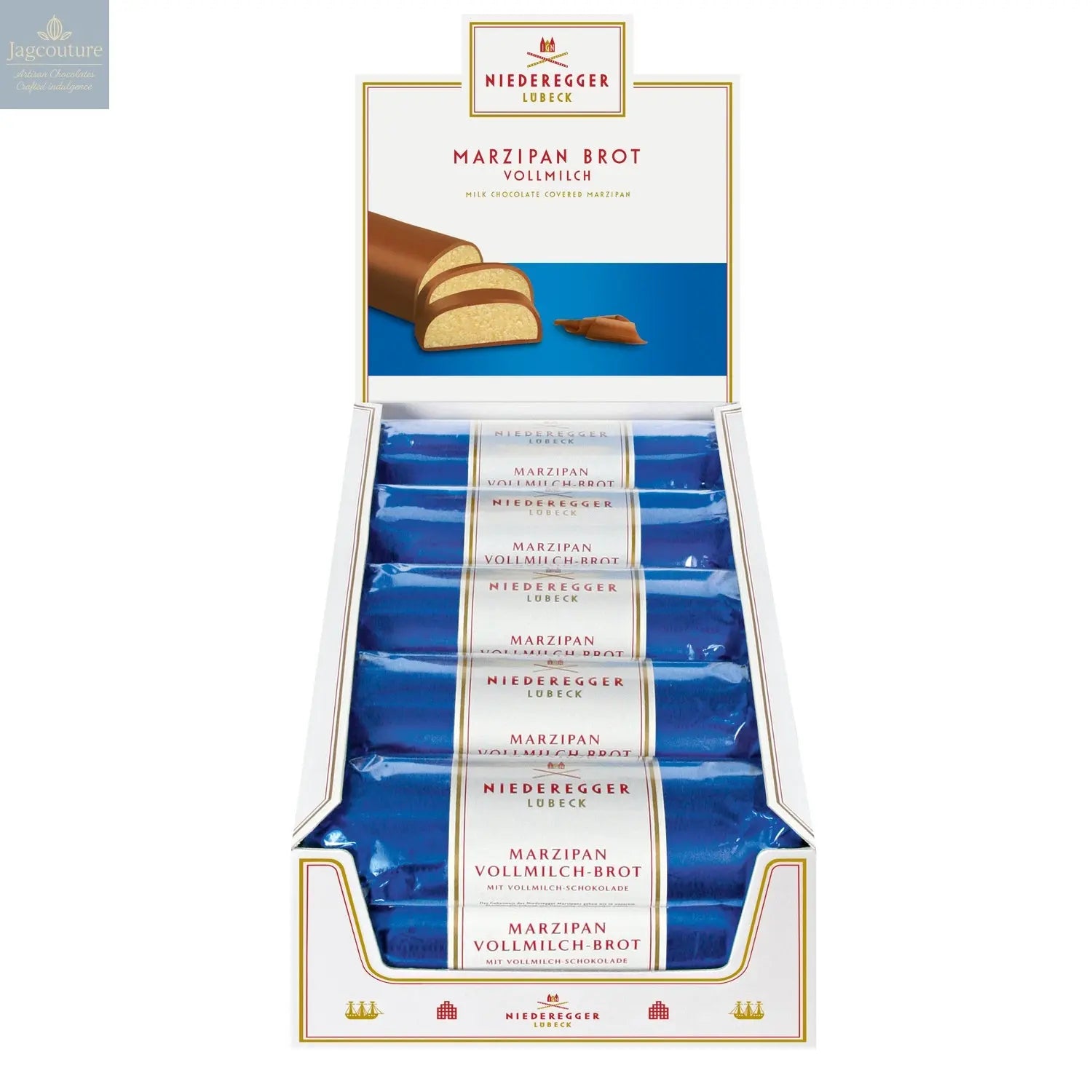 Milk chocolate covered marzipan loaf - Jag Couture Chocolates