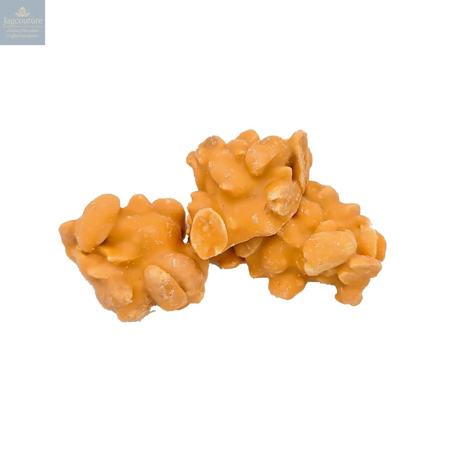 Milk chocolate covered salted caramel peanut clusters - Jag Couture Chocolates