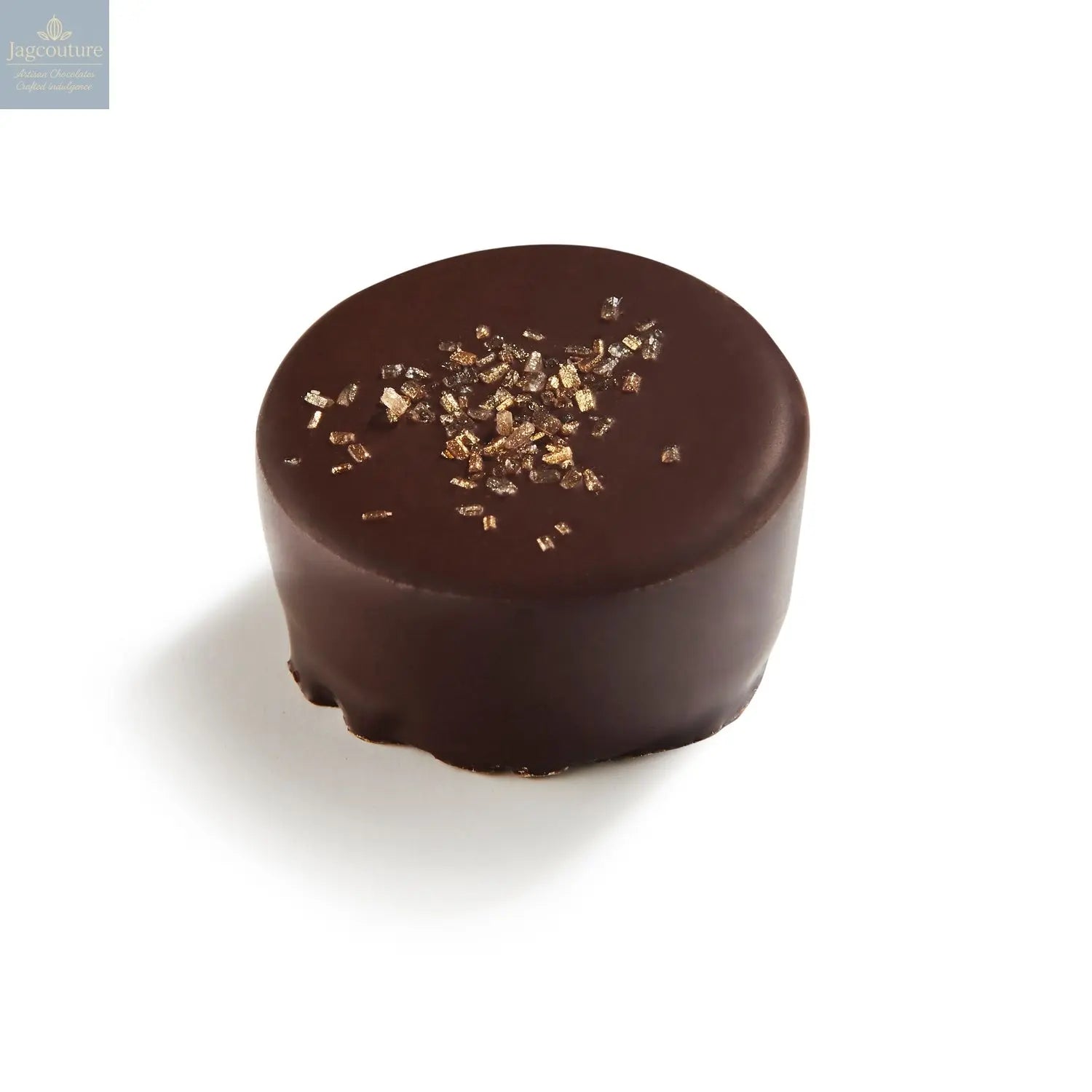 Palet Or - dark chocolate with a dark chocolate ganache 14.9g - Jag Couture Chocolates