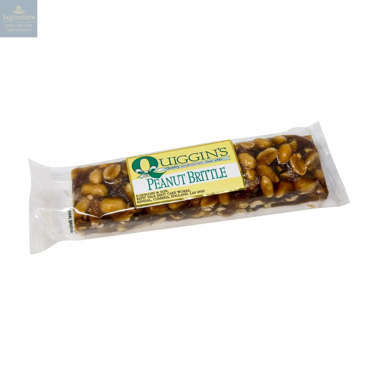 Quiggin's peanut brittle bar Jag Couture Chocolates