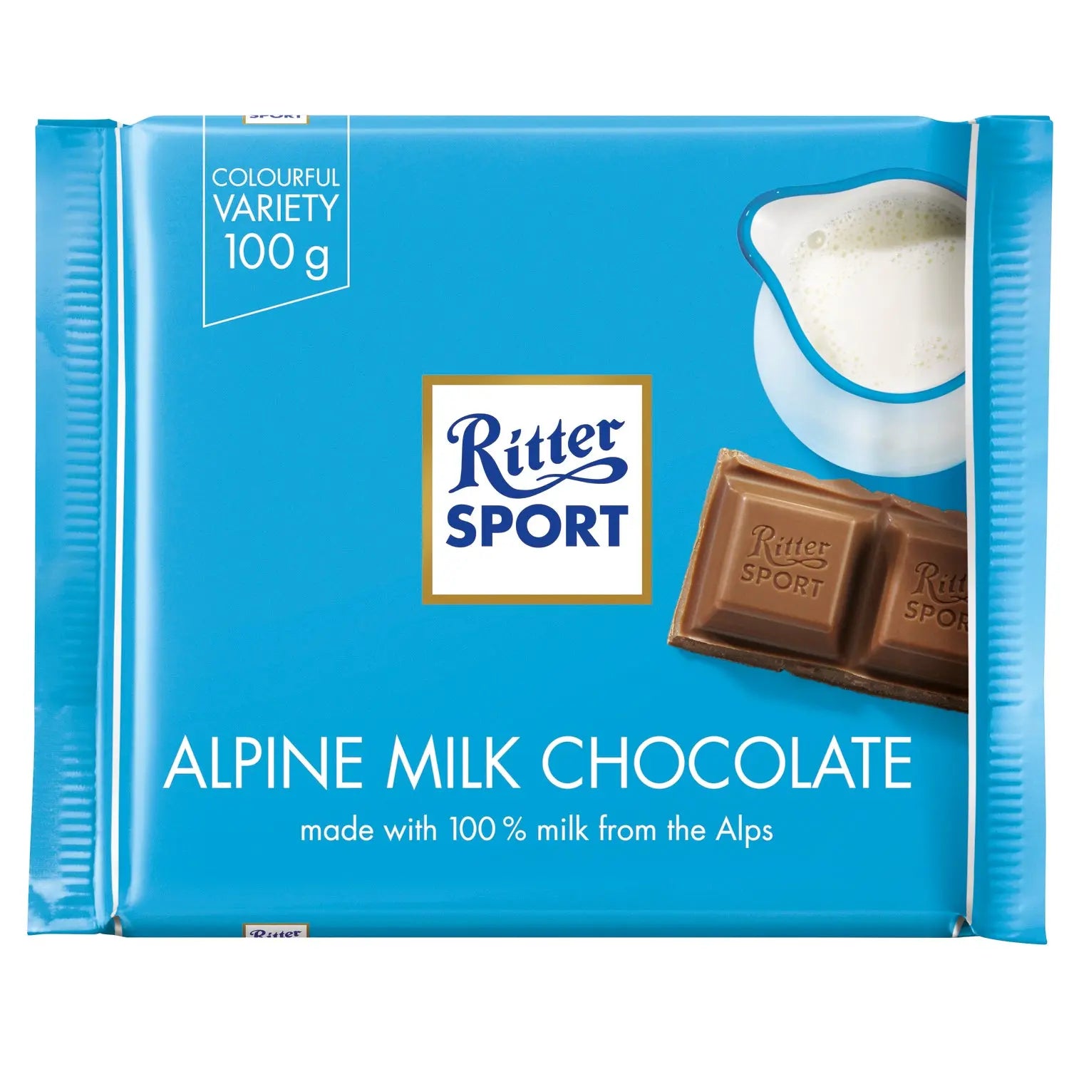 Ritter Sport Alpine milk chocolate bar Jag Couture Chocolates