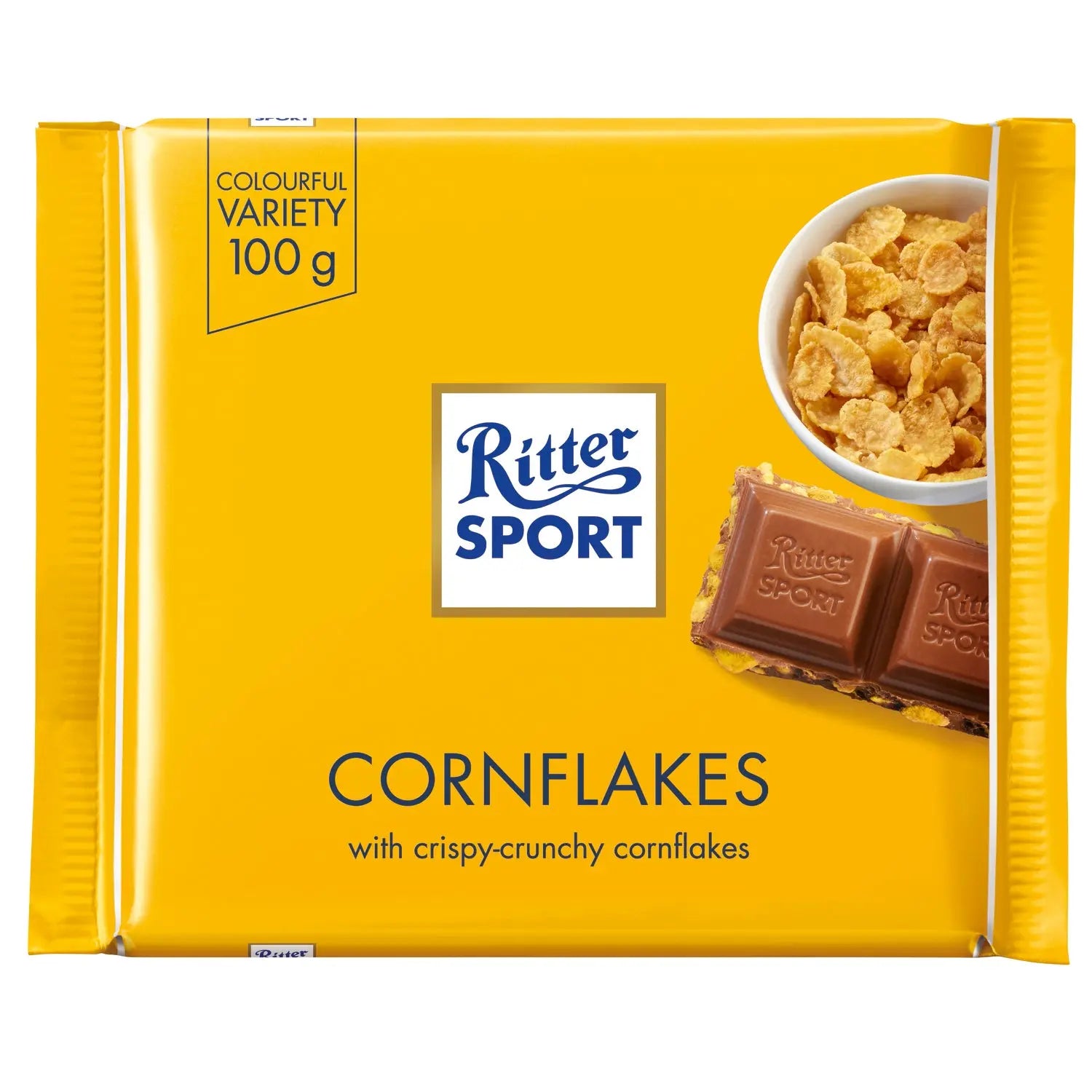 Ritter Sport milk chocolate with cornflakes bar Jag Couture Chocolates