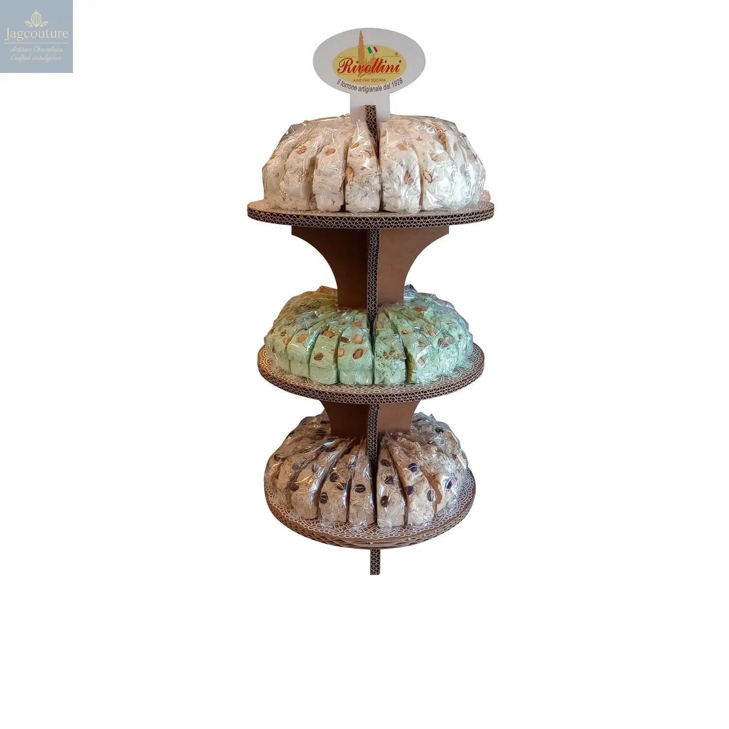 Rivoltini counter stand - FOC with 3 cakes Jag Couture Chocolates