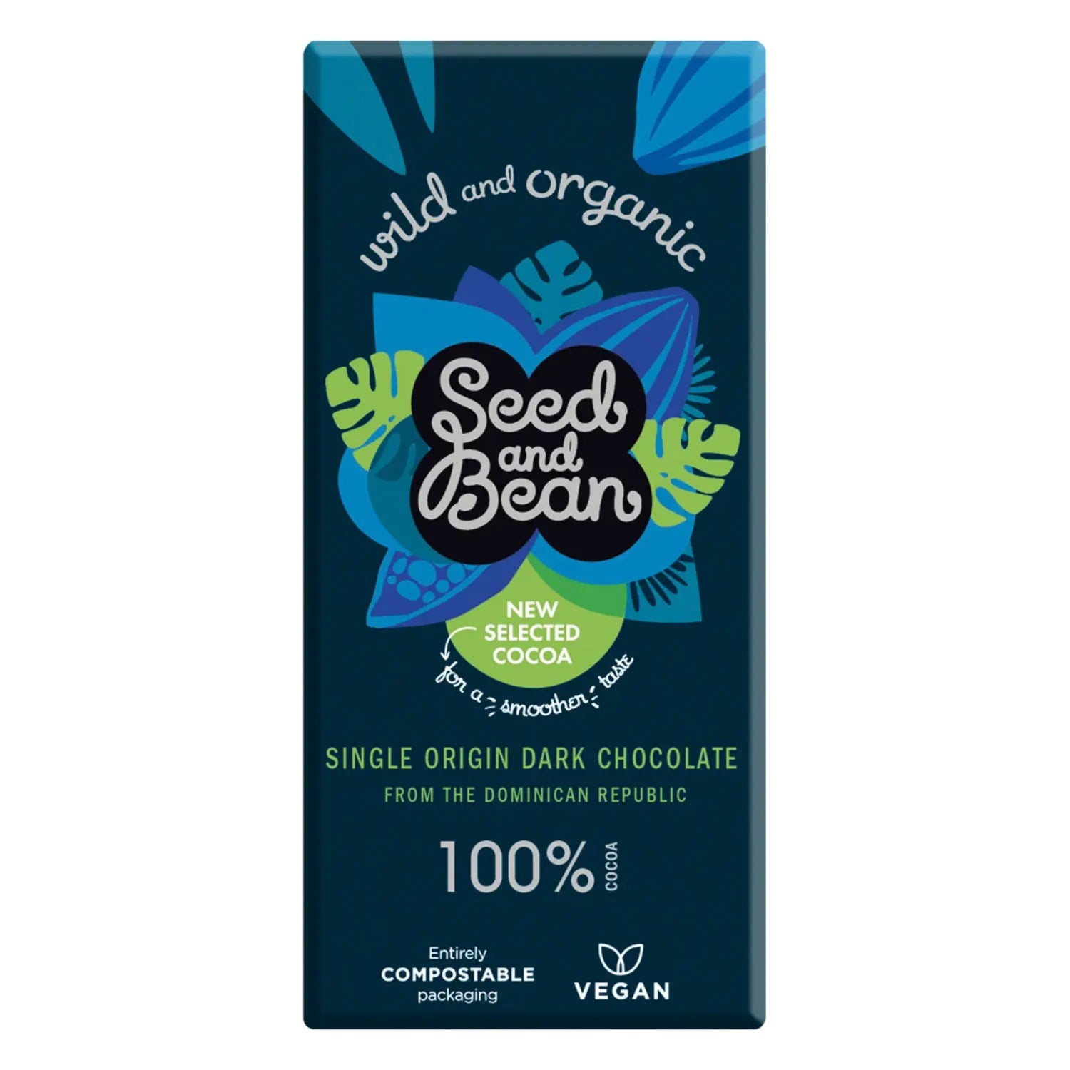 Organic 100% dark chocolate bar Jag Couture Chocolates