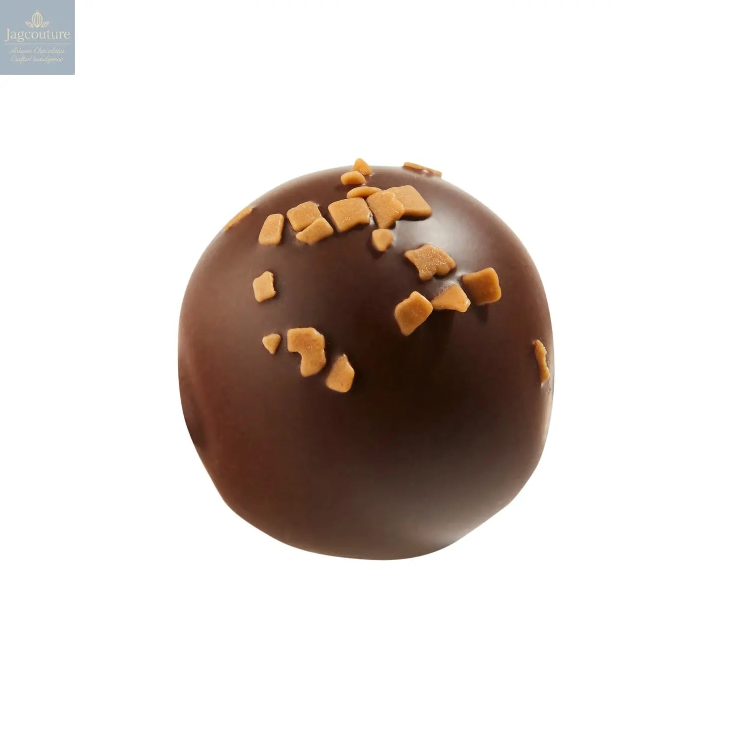 Sanna - dark chocolate with salted caramel ganache 13.7g - Jag Couture Chocolates