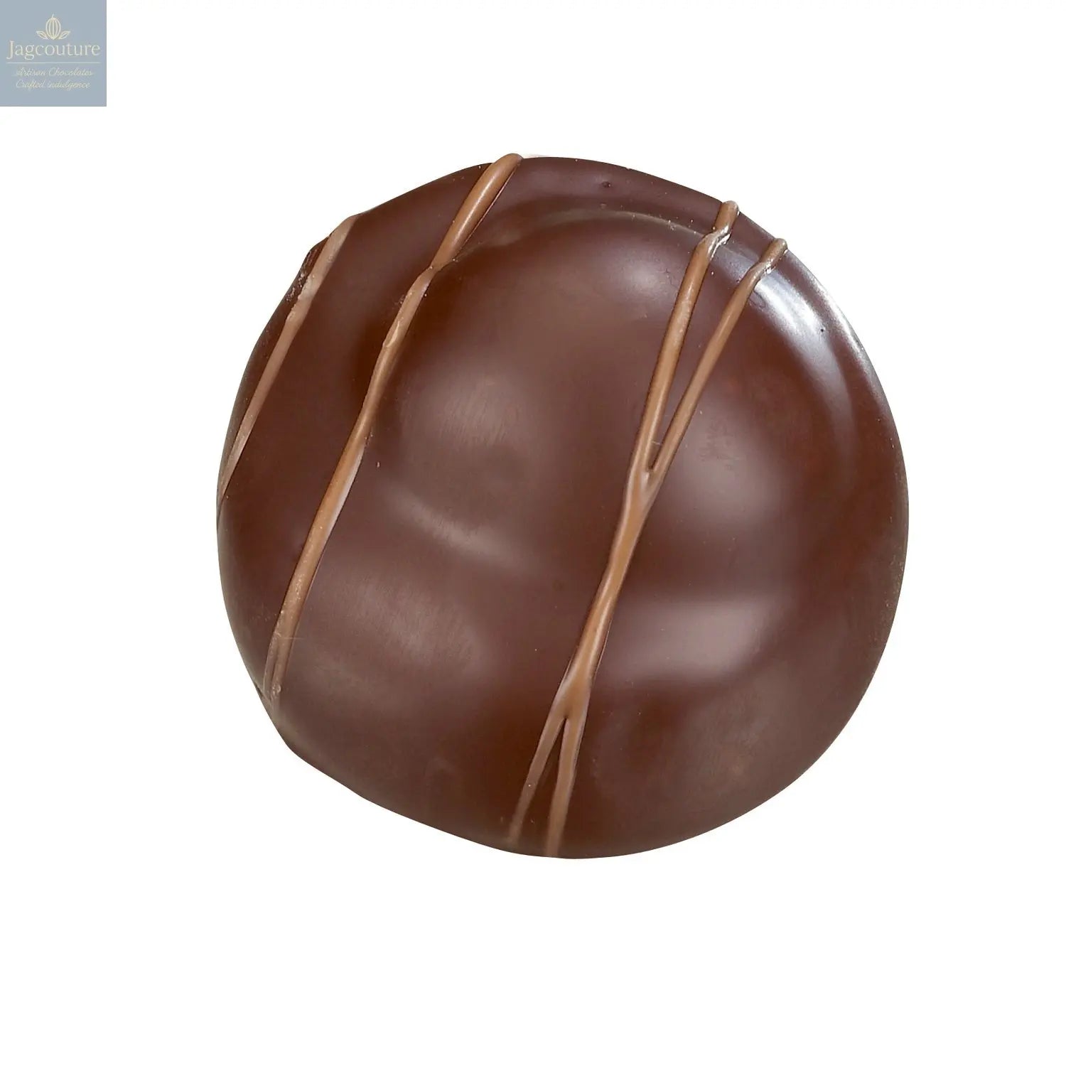 Sicilie - dark chocolate filled with marzipan and cherry 15g - Jag Couture Chocolates