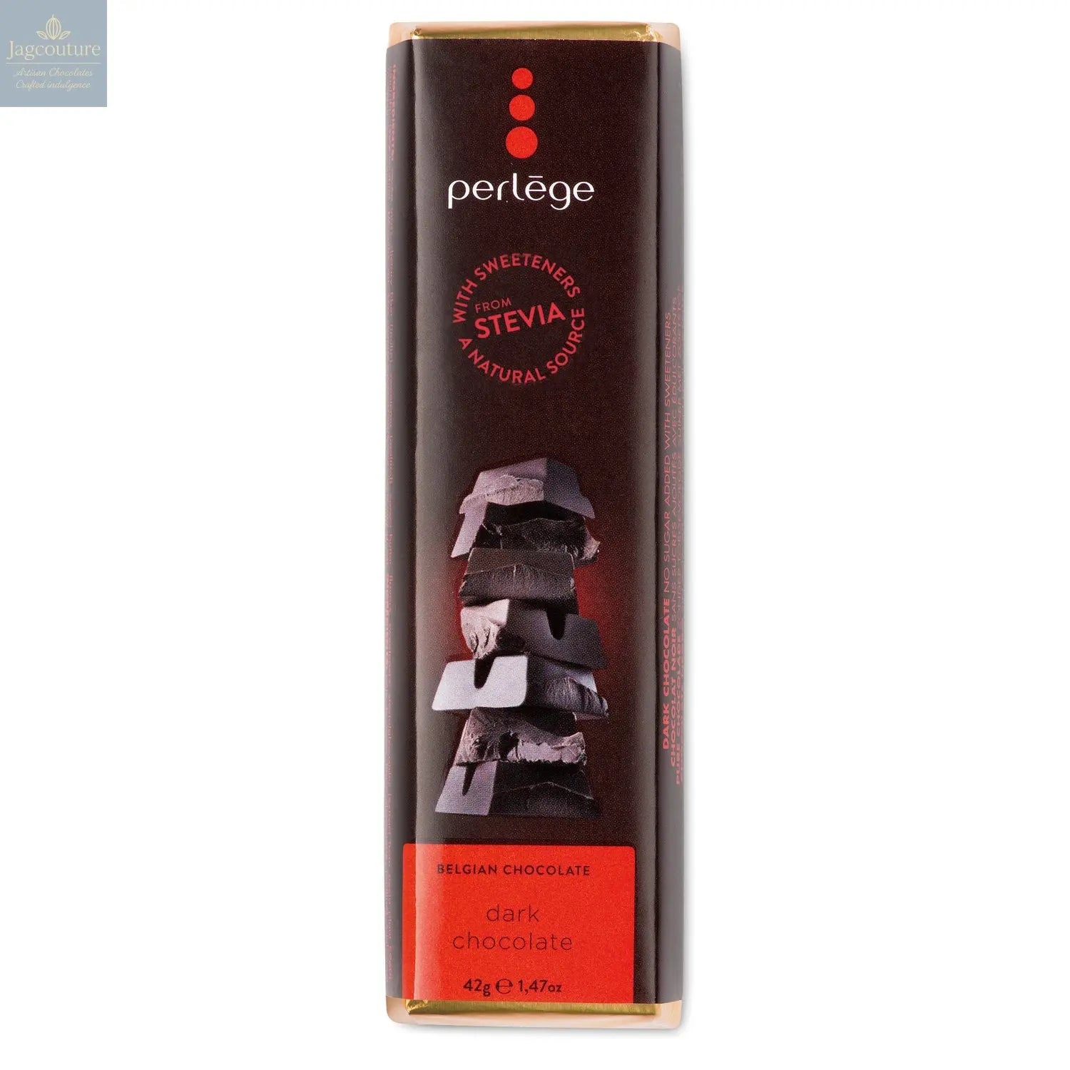 Solid dark chocolate bar Jag Couture Chocolates