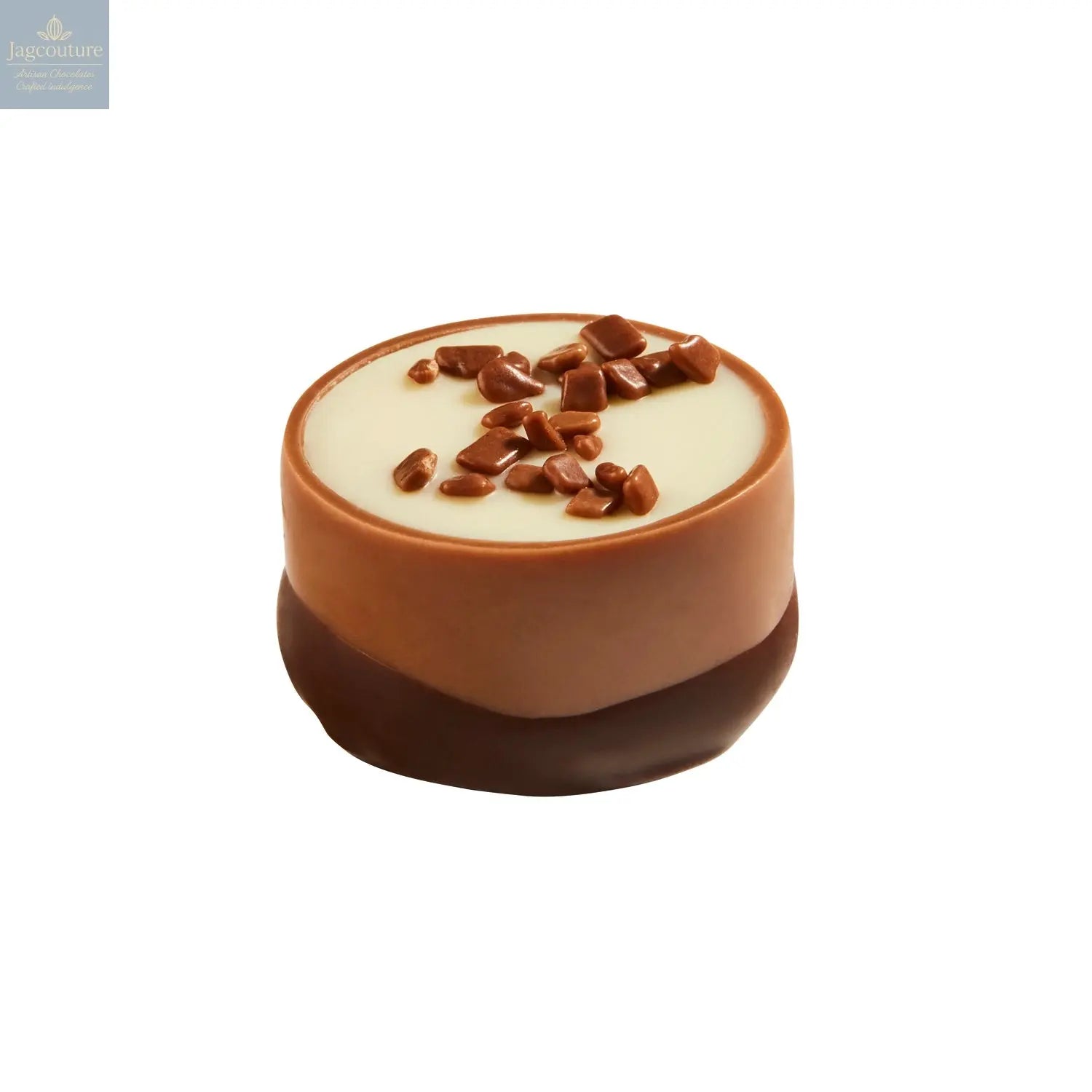 Strauss - milk chocolate cup with a tiramisu ganache 14g - Jag Couture Chocolates